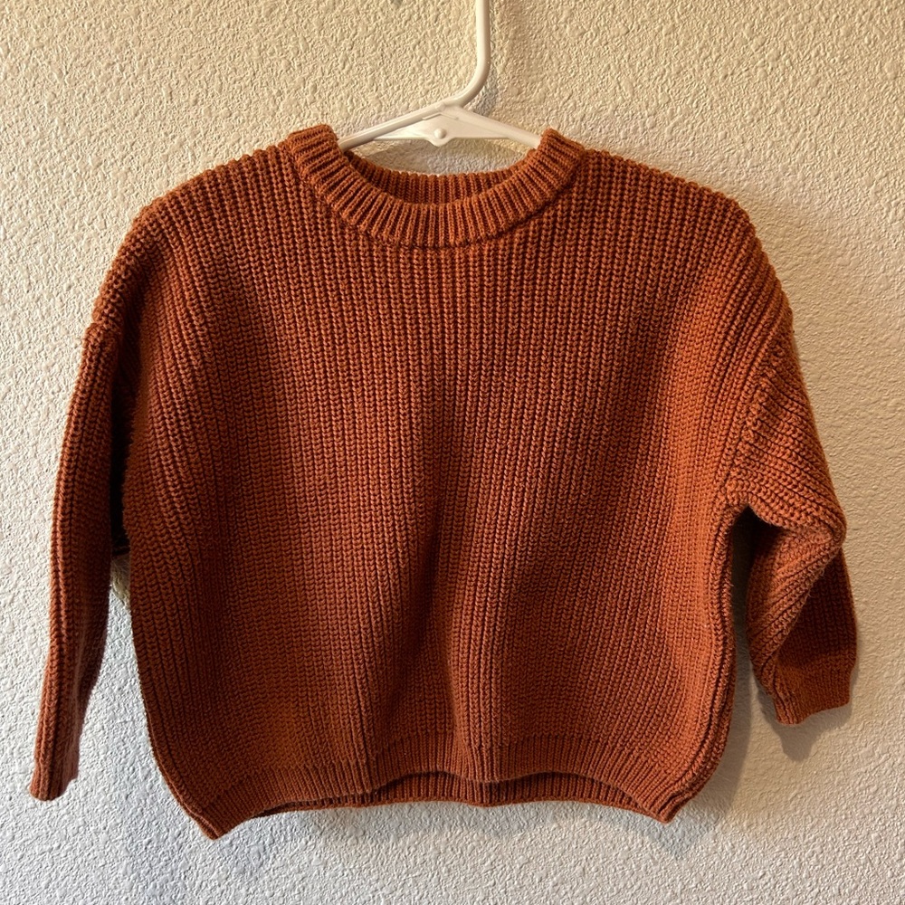 Cozy Brown Knit Sweater